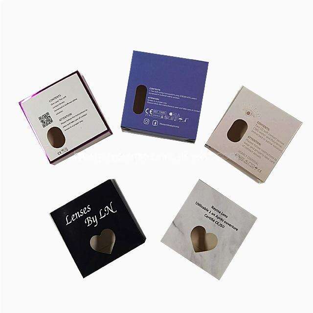 Eyeshare Printing Custom Practical Colored Contact Lens Packing Box Contact Lenses Packaging Box Color Contact Lens supplier