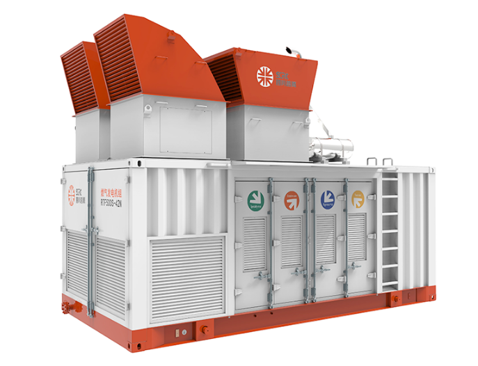 What is a natural gas generator and how does its combustion cycle work?