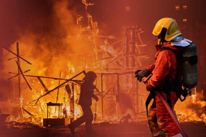 Foam Covers Flames, Hazards End At Once