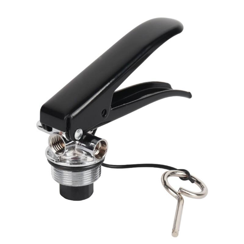 High-Pressure M30*1.5 Inlet Thread Dry Powder Fire Extinguisher Valve Yichang Brand Brass Red Model Red Valve-17 Low Price