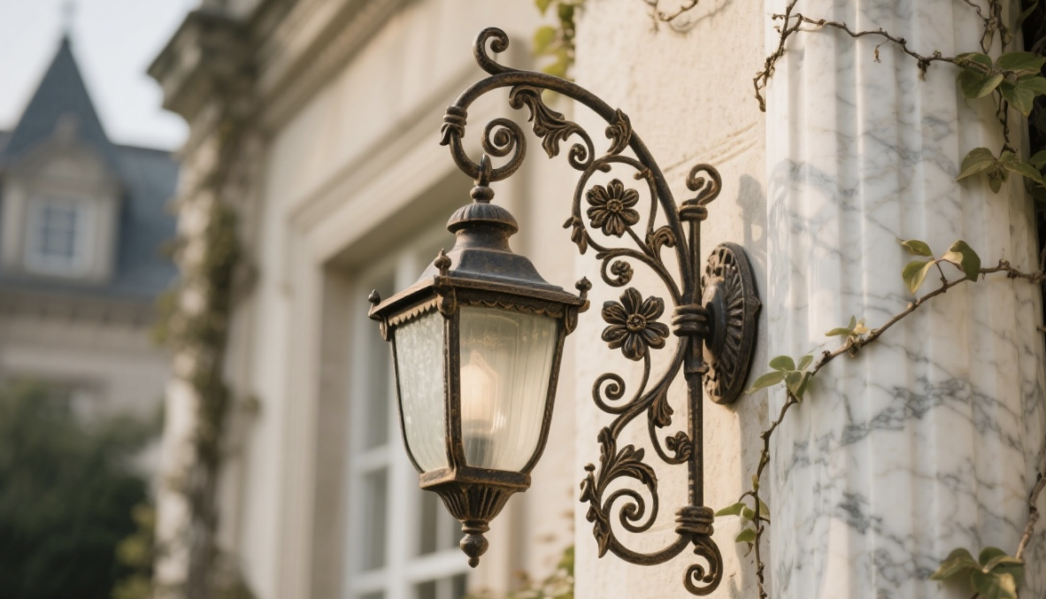 Apreciera esteticii lămpii din fier: O lampă care iluminează romantismul artistic al metalului și al jocului de lumină și umbră