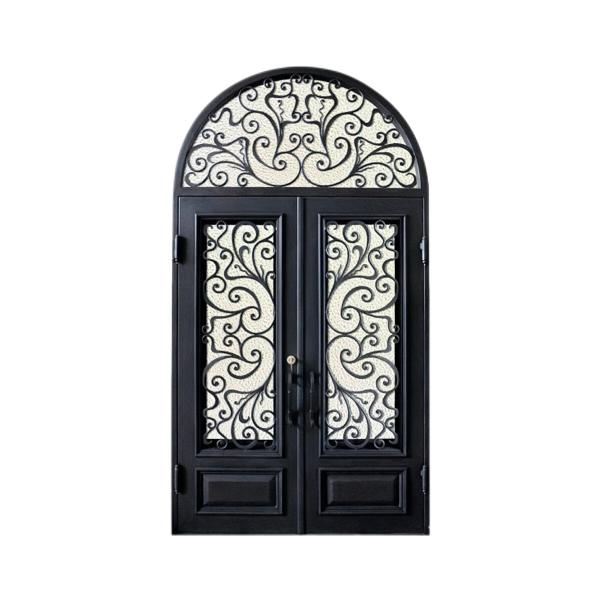 Antique Iron Entry Door for Historic Mansion UK - Elegant and Vintage