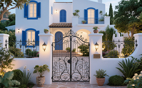 Timeless Thresholds When Iron Meets French & Mediterranean Soul🌍