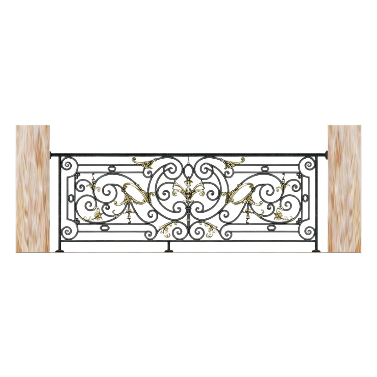 ਵਿਲਾ ਲਈ ਮਜ਼ਬੂਤ ਮਰੀਨ ਗਰੇਡ ਲੋਹੇ ਦੀ ਵਾੜ - ਸੁਰੱਖਿਆ ਅਤੇ ਸ਼ਾਨ