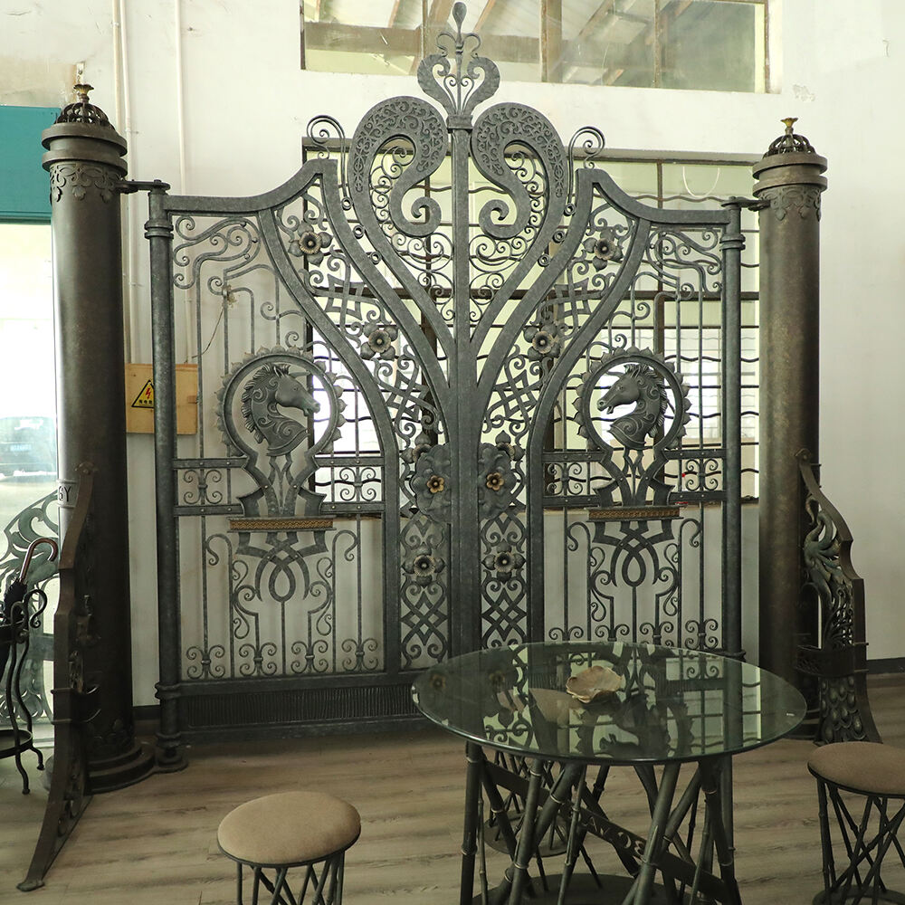 Elevate Your Home's Aesthetic with Luxurious Feeling Iron Entrance Doors