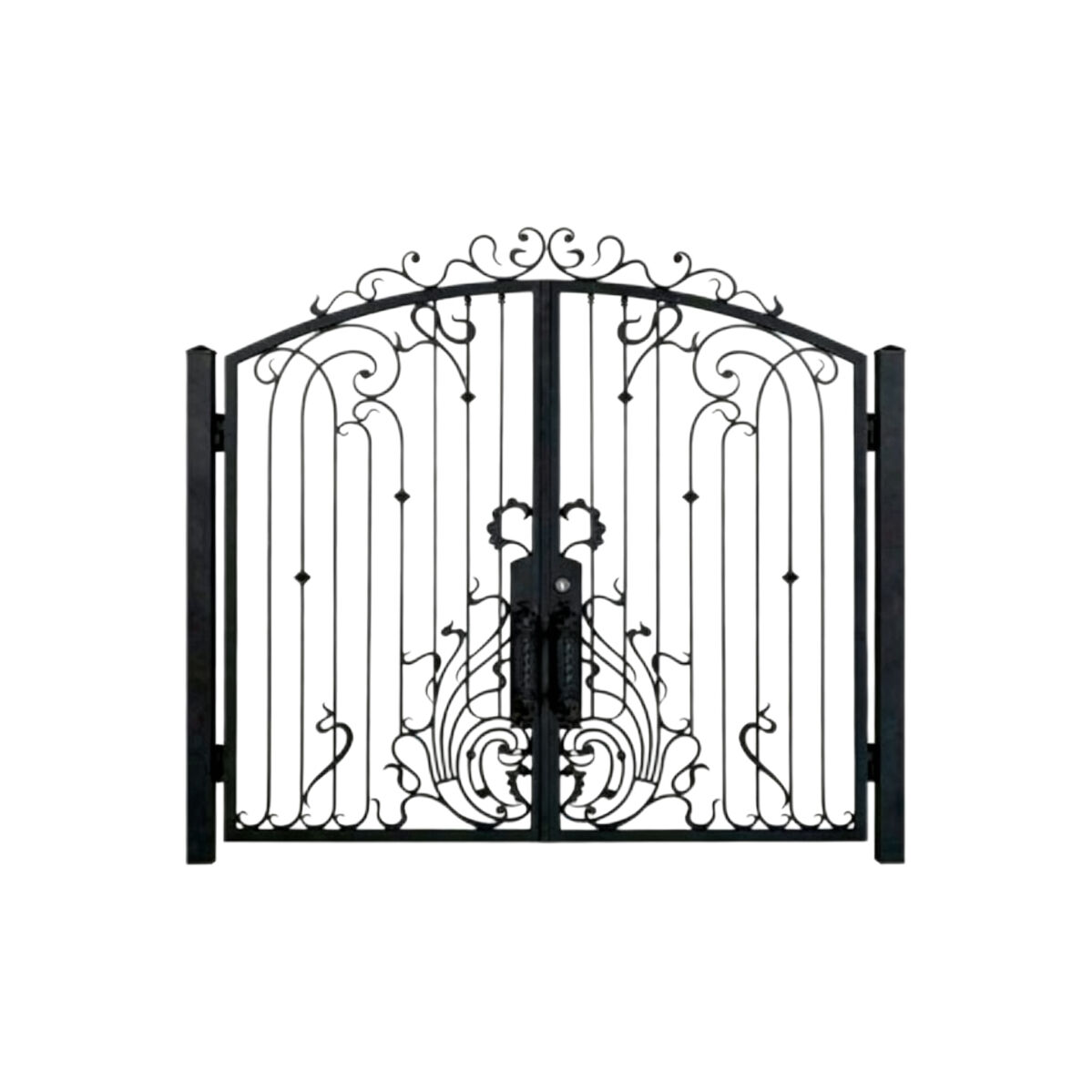 ਸੁਰੱਖਿਅਤ ਹੱਥ-ਬਣੇ ਲੋਹੇ ਦੇ ਗੇਟ ਸਪਲਾਇਰ | ਗਰਮ-ਡੁੱਬੇ ਜੰਗ-ਰੋਧਕ ਵਿਲਾ ਲਈ