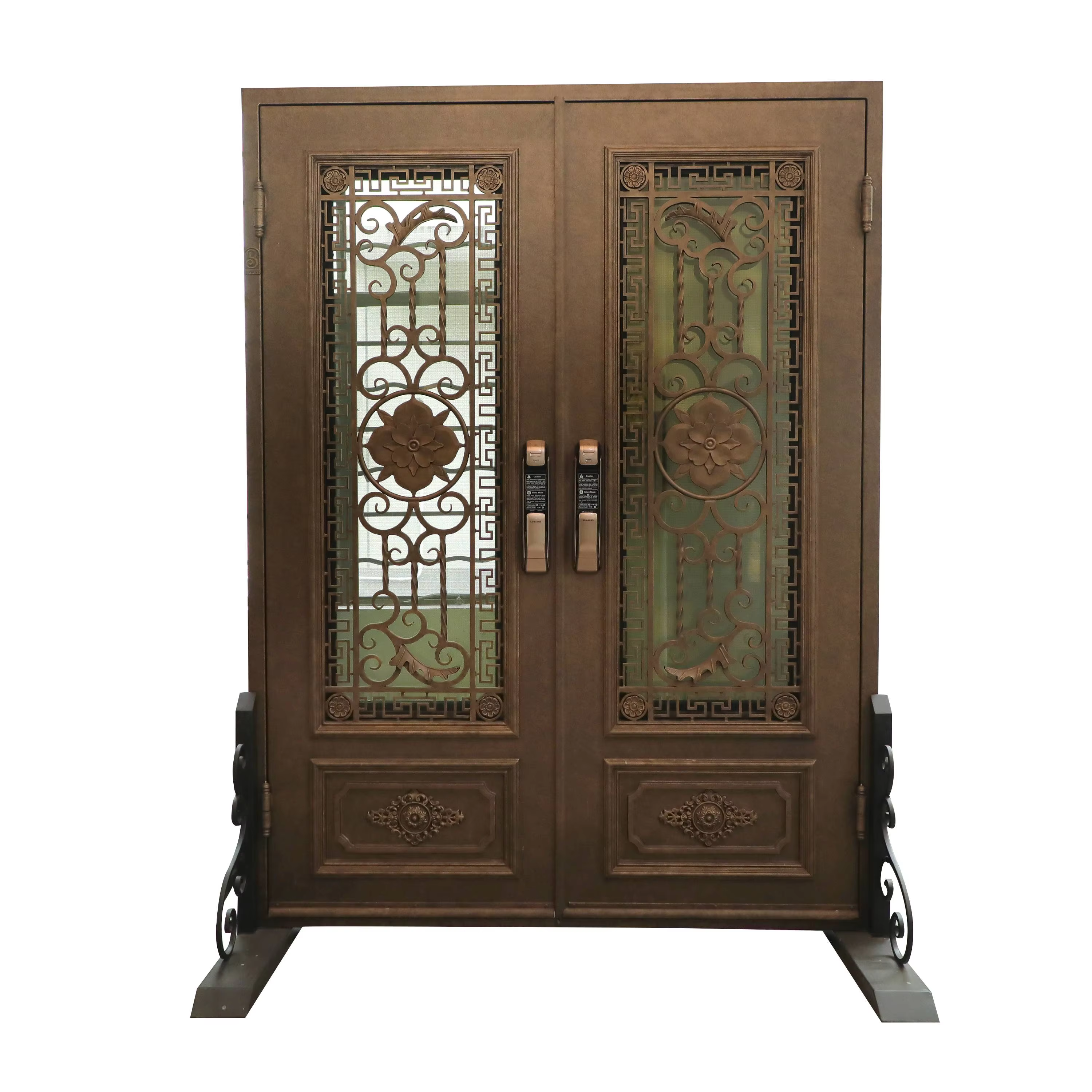 High Quality Wholesale Durable Sturdy Elegant Well Crafted Rust Resistant Reliable Iron Entrance Door manufacture