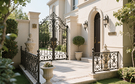 ✨Wrought Iron Elegance French-Inspired Gates That Whisper Romance✨