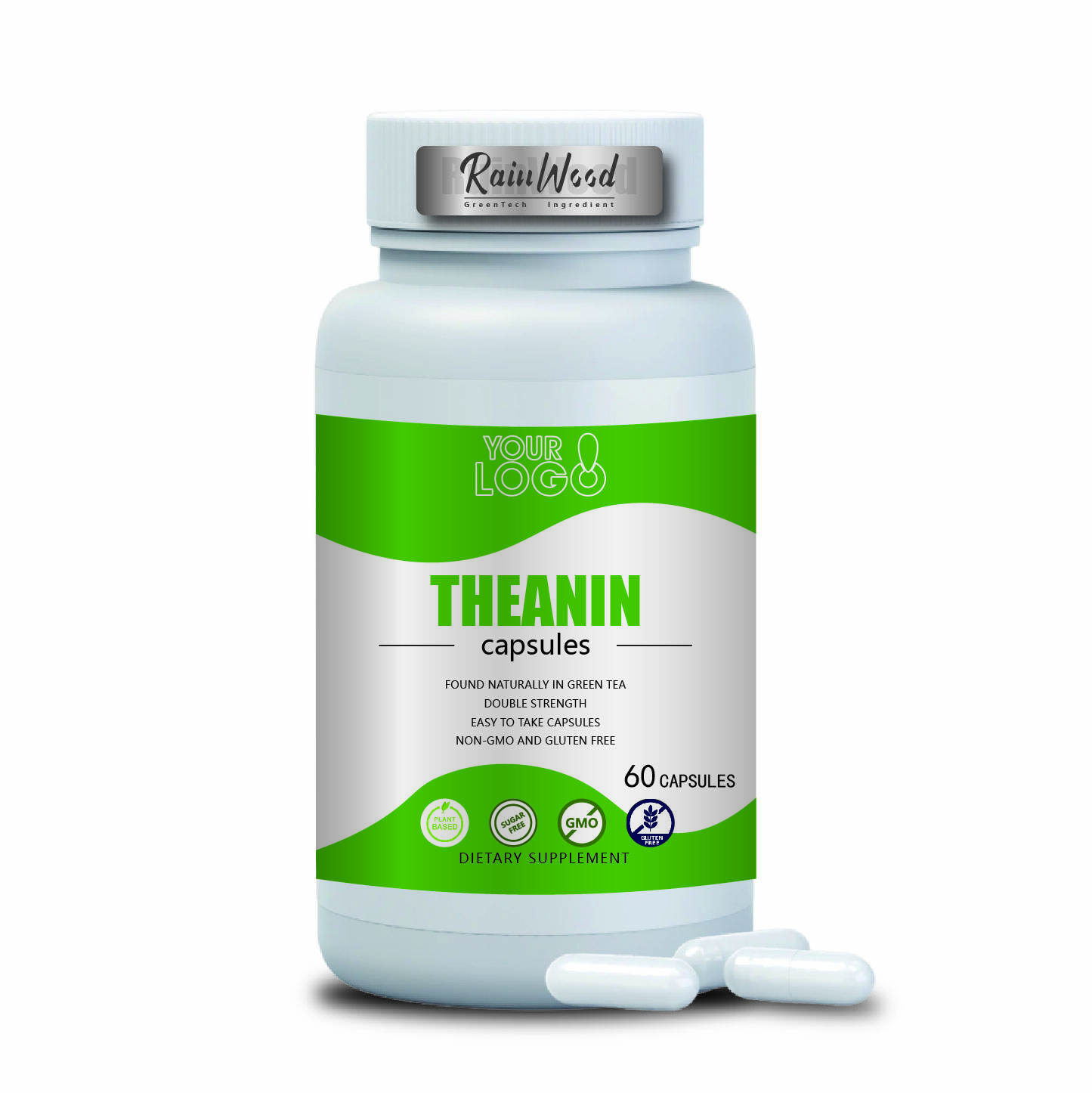 OEM ODM Capsule di Teanina 500mg Capsule di Teanina Pure