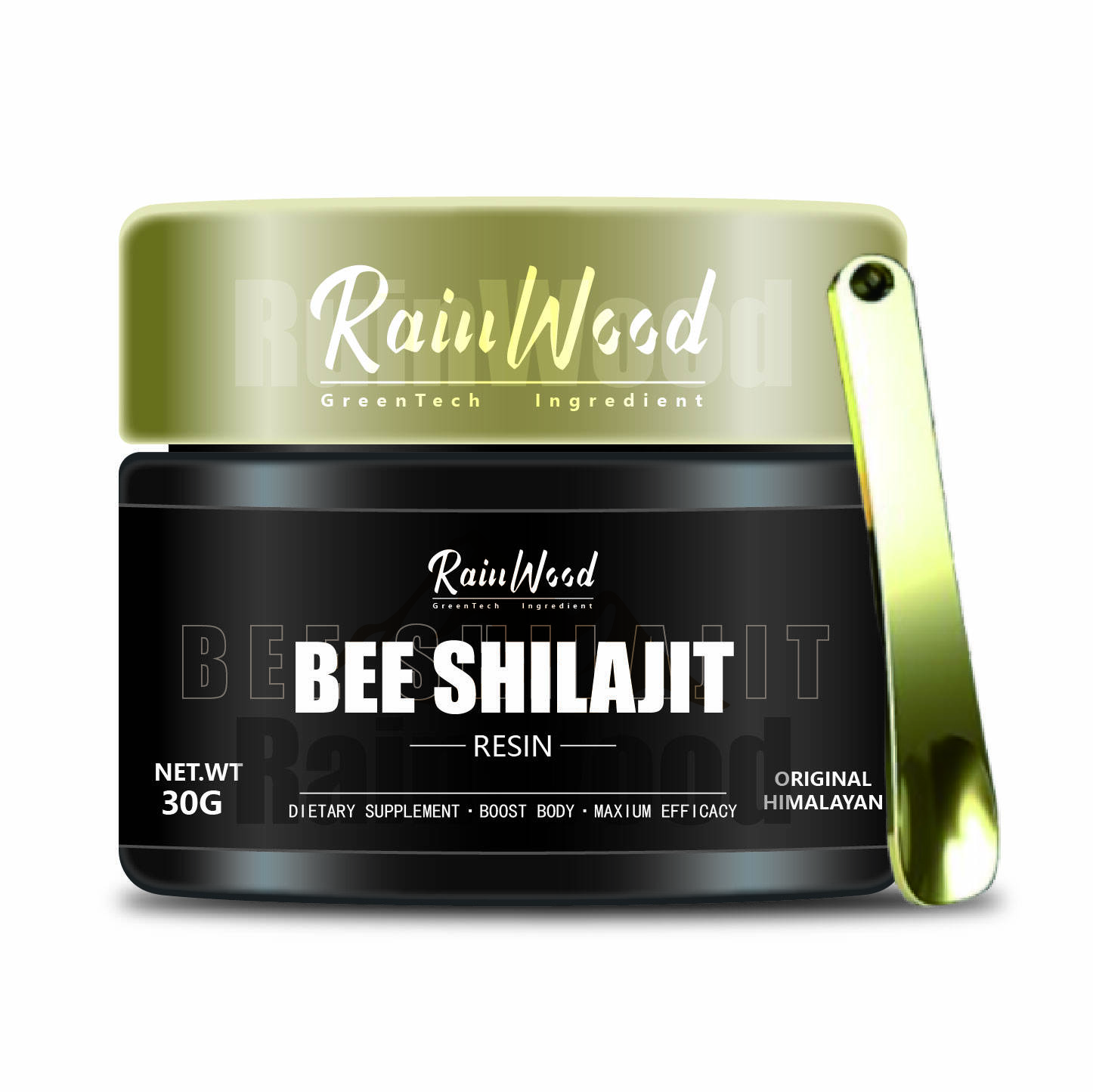 OEM ODM Acido Fulvico Resina di Shilajit Apiario Himalayano Puro 30g 50g Resina di Shilajit Apiario