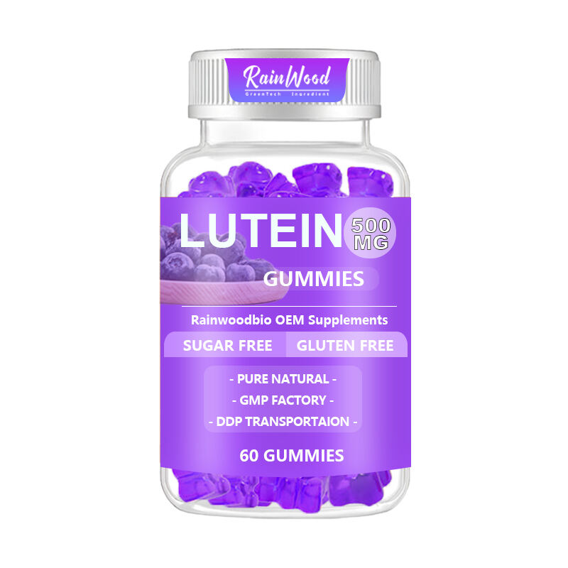OEM ODM Lutein Gummies 500mg Pure Lutein Gummies