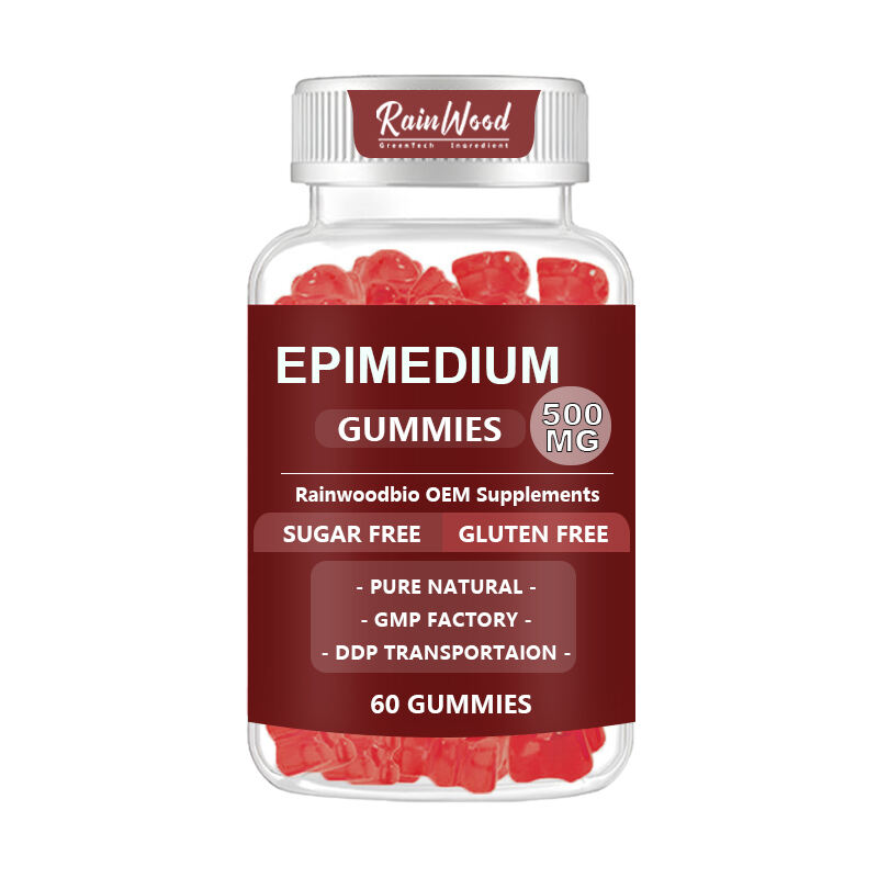 OEM ODM Epimedium Gummies 500mg Pure Epimedium Gummies