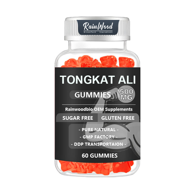 OEM ODM Tongkat Ali Gummies 500mg Pure Tongkat Ali Gummies