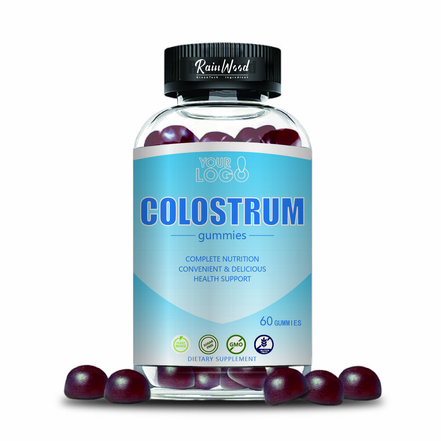 OEM ODM Colostrum 500mg Pure Colostrum Gummies