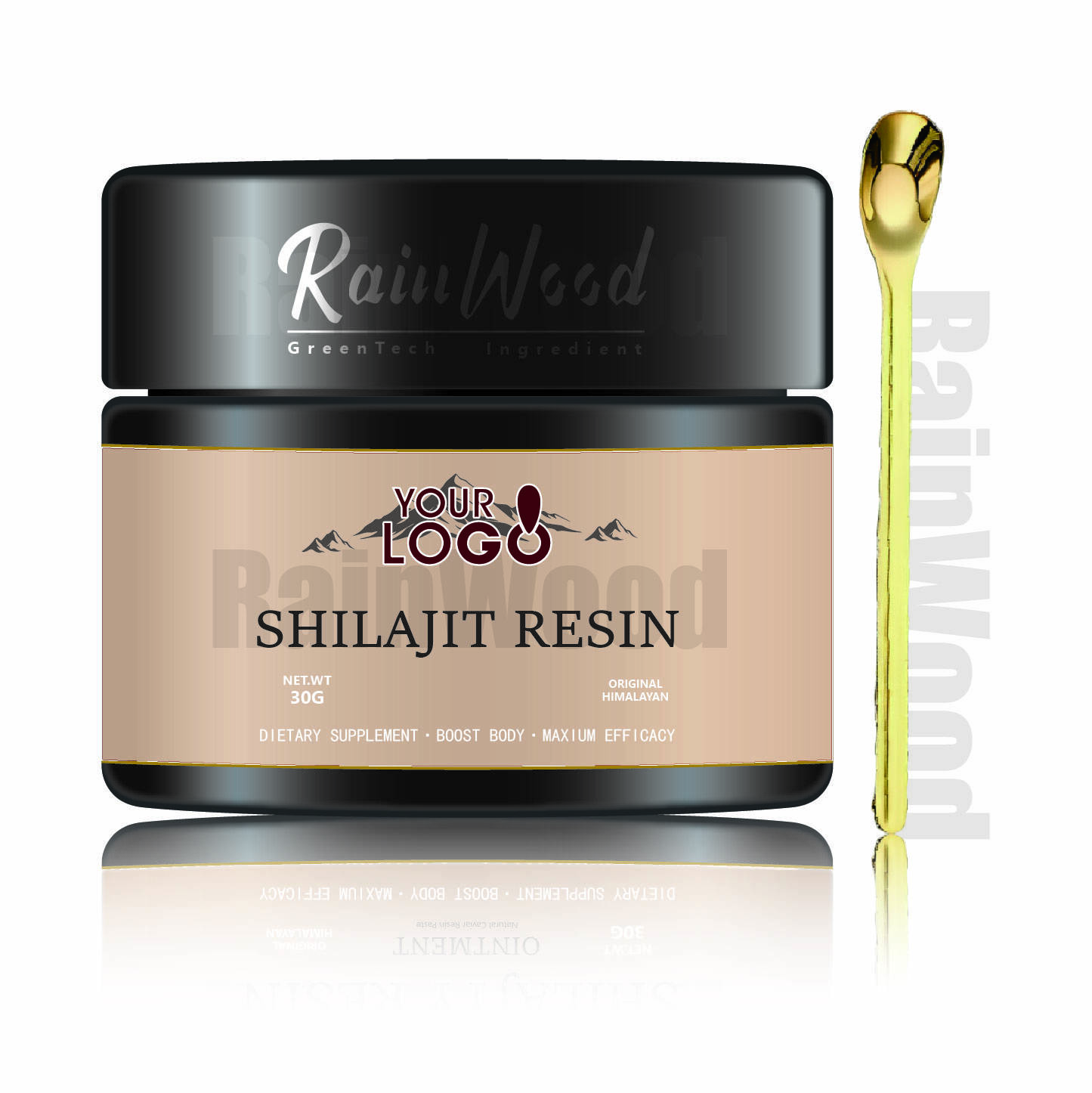OEM ODM Fulvic Acid Shilait Resin Pure Himalayan 30g 50g Shilajit Resin