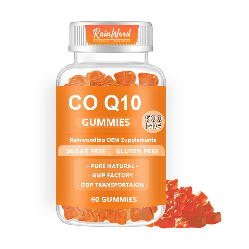OEM ODM Coenzyme Q10  Gummies 500mg Natural Coenzyme Q10  Gummies