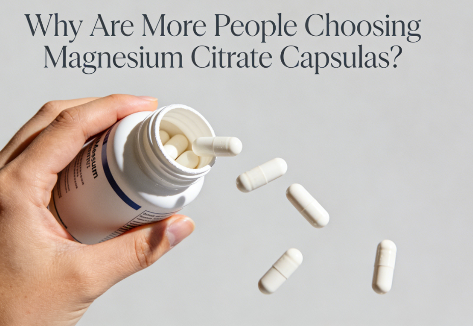 Why Are More People Choosing Magnesium Citrate Capsules?