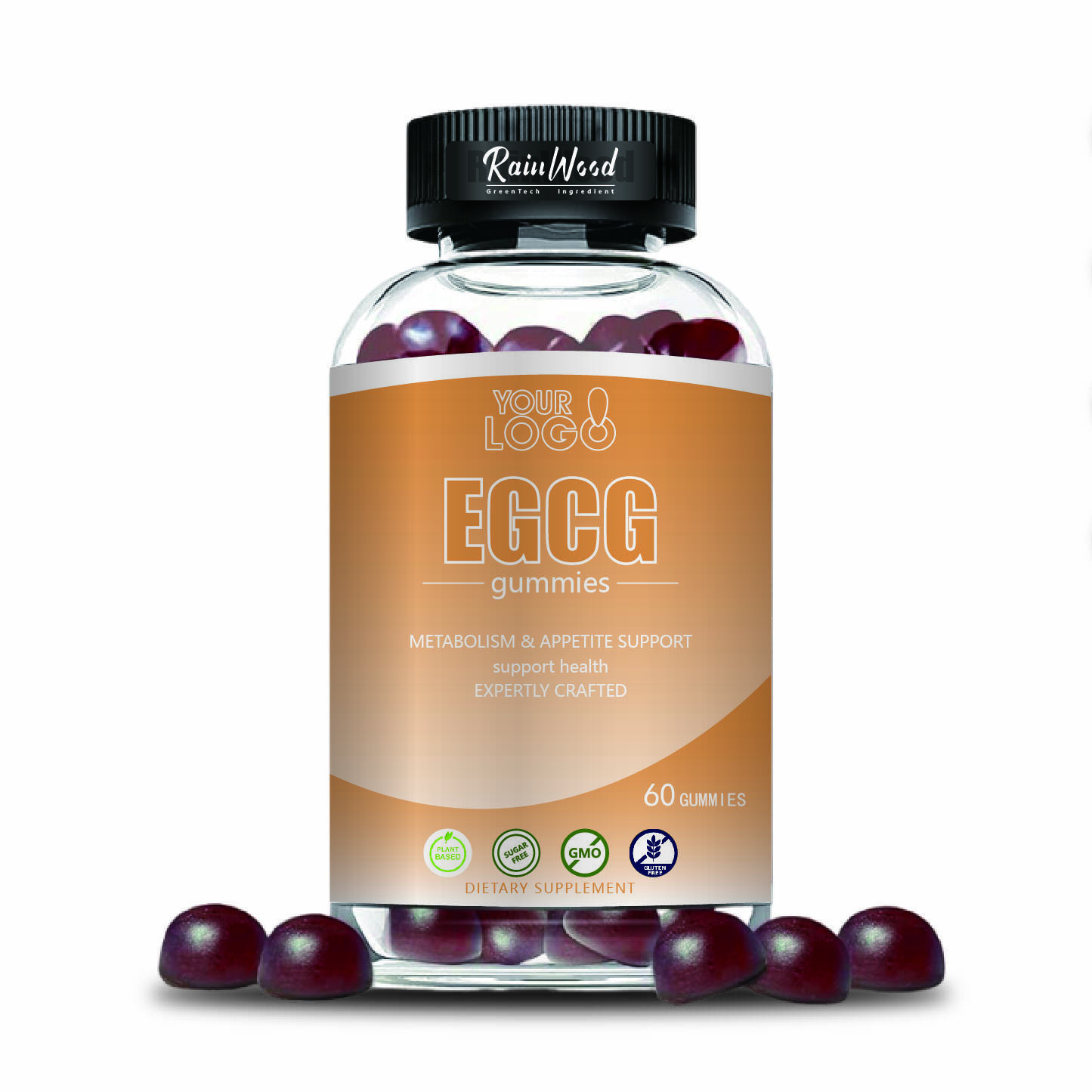 OEM ODM EGCG Gummies 500mg  EGCG Gummies