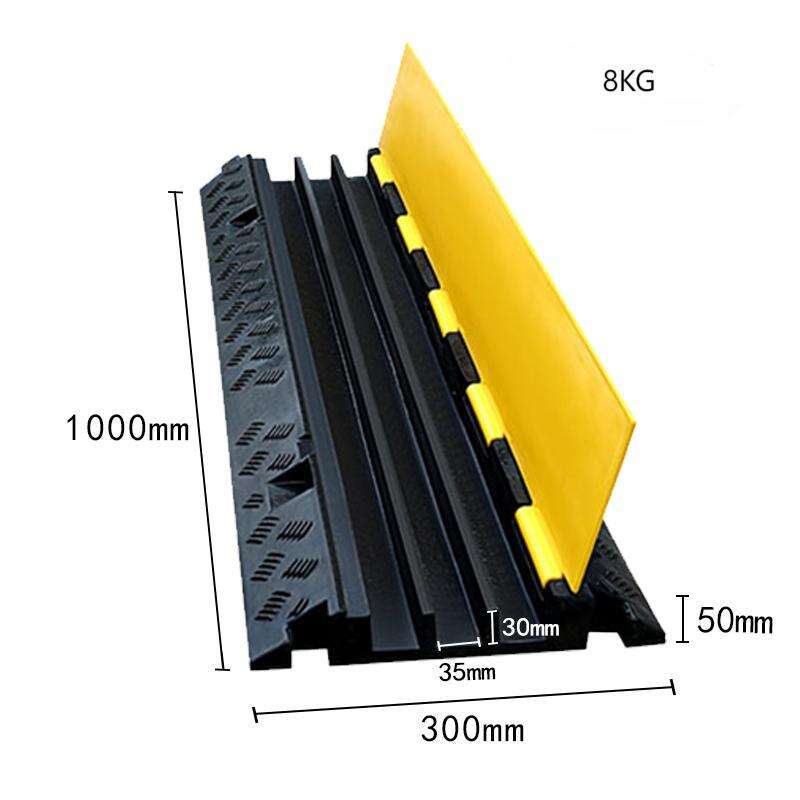 Outdoor Event Protector Rubber Floor Cable Cover Protector Cable Ramp for 1/2 / 3 / 5 Channel
