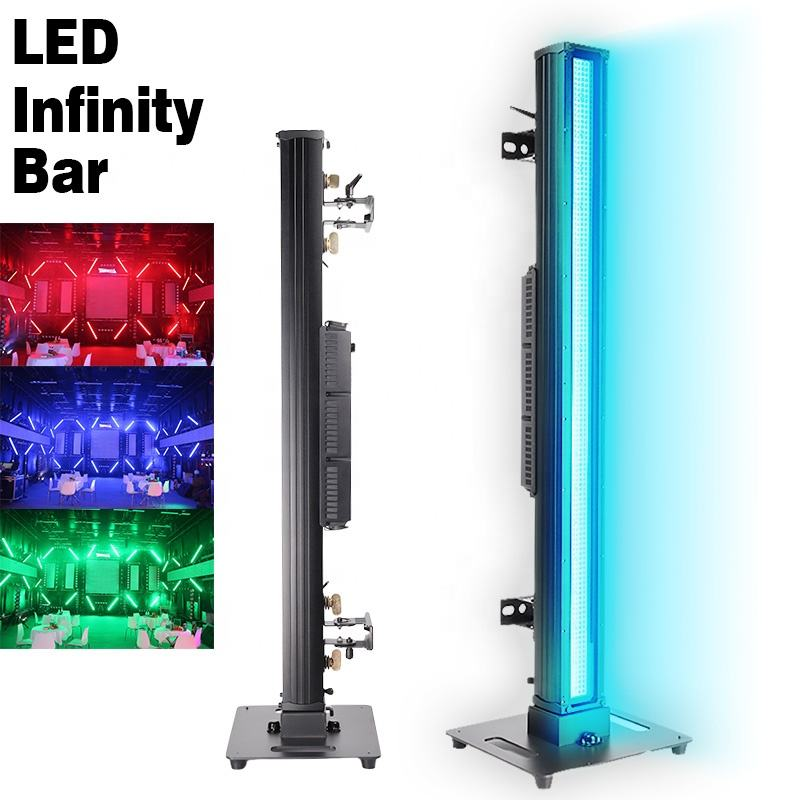 Barra LED Infinity - resistente al agua IP66, 4 métodos de instalación - ideal para iluminación de escenario, fiestas, eventos y decorativa