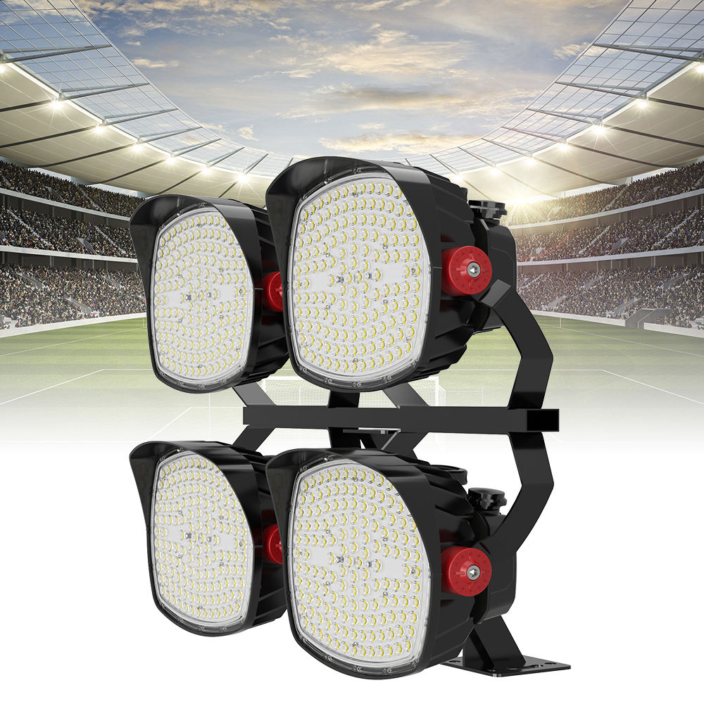 Faretto LED Esterno: Protezione IP66/IK10, Efficienza 150lm/W, Angolo Regolabile, Garanzia 5 Anni - Perfetto per Campi Sportivi e Stadi