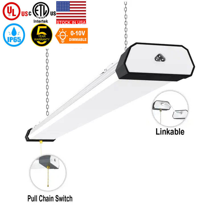 Lux Tabernae LED - 0-10V Obscurabilis, IP65 Impermixtus, Coniungibilis cum Catena Tractionis, 5000K, 120Lm/w, ad Luminara in Pergulis, Officinis et Horreis