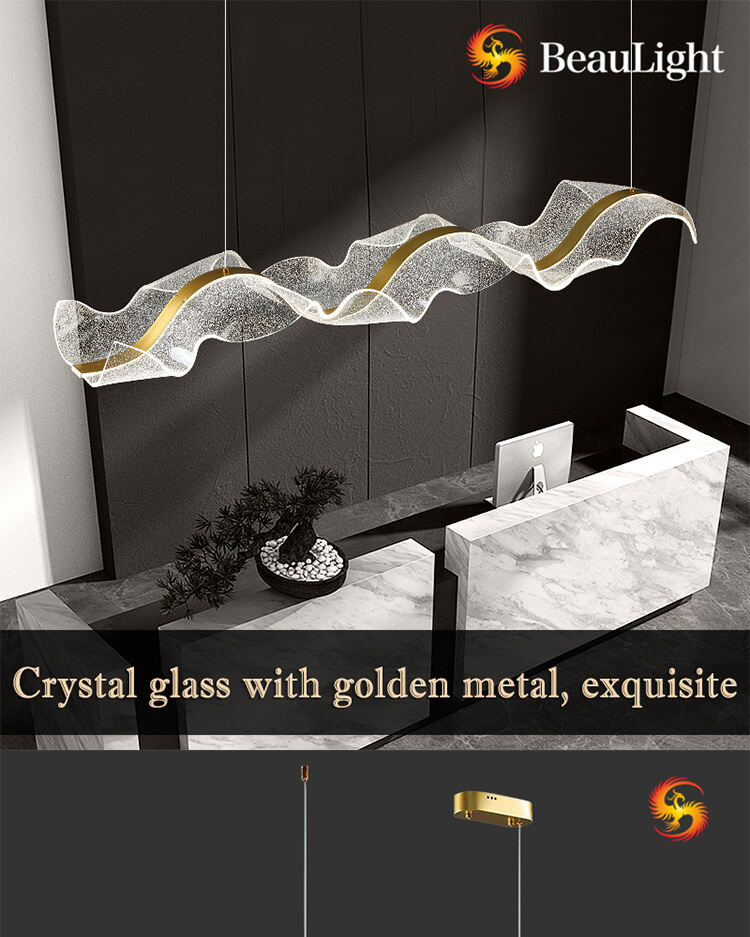 Exquisite Modern Wavy Hanging Lamp.jpg