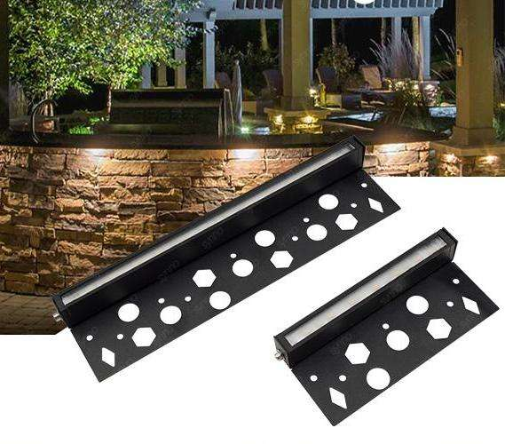 Luminária de Parede para Lavagem de Luz LED - à Prova d'Água IP65, Ângulo Ajustável de 120°, Alta IRC, para Iluminação de Paisagismo Externo e Degraus, Carcaça de Alumínio Fundido sob Pressão, Disponível em Vários Tamanhos