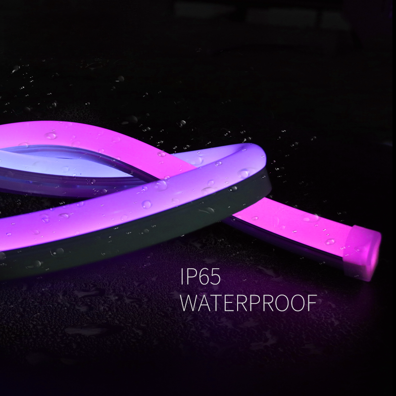 10x23mm LED Neon Esnek Işık: IP65 Su Geçirmez, Ateşe Dayanıklı, Çoklu Renkler (Mono/RGB/Dinamik) - İç ve Dış Mekan Dekorasyonları için İdeal
