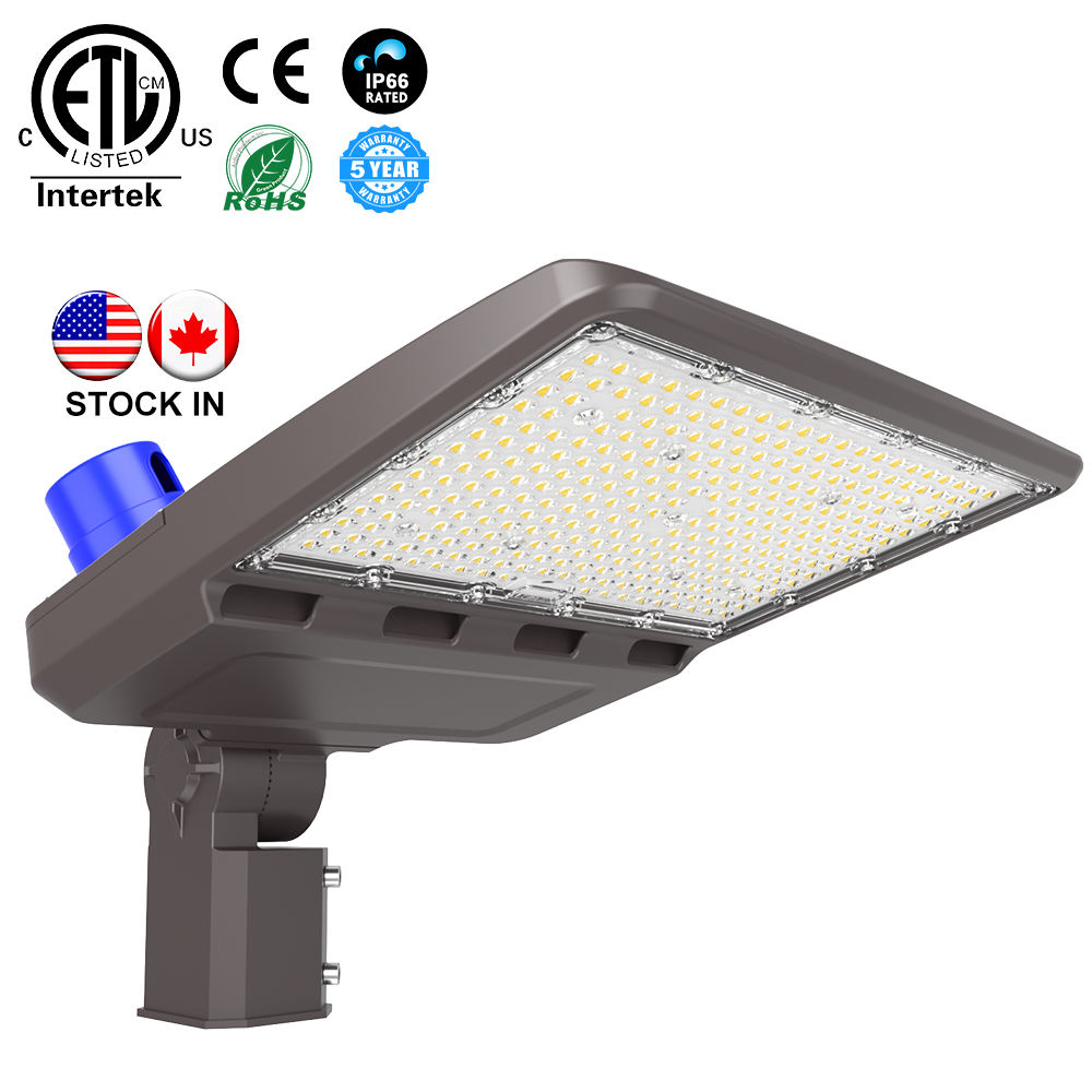 ETL/CE/RoHS Gecertificeerde LED Schoenendooslamp: IP66 Waterdicht, Bewegingssensor, 140lm/W Efficiëntie, 5 Jaar Garantie - Perfect voor Parkeerplaatsen & Straten
