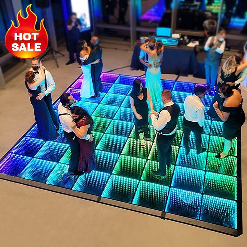 LED-dansvloer - Interactieve RGB LED-dansvloerpanelen - Ideaal voor bruiloften, feesten, evenementen, podiumoptredens