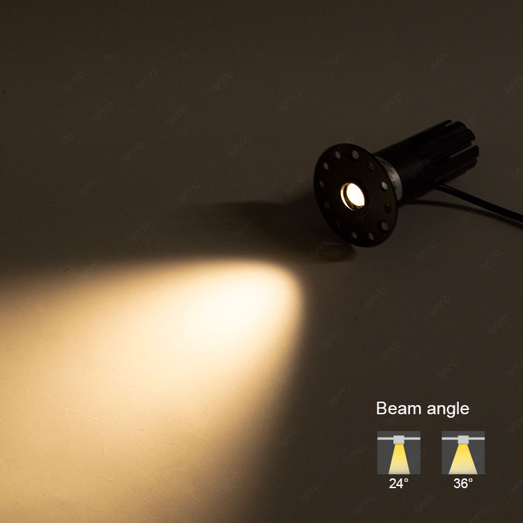 Mini LED Inbyggd Projektör - CCT Justerbar, 24°/36° Strålkastningsvinkel, Kompakt Design, för Kommersiell och Bostadsbelysning, Enkel Installation, Flera Storlekar Tillgängliga