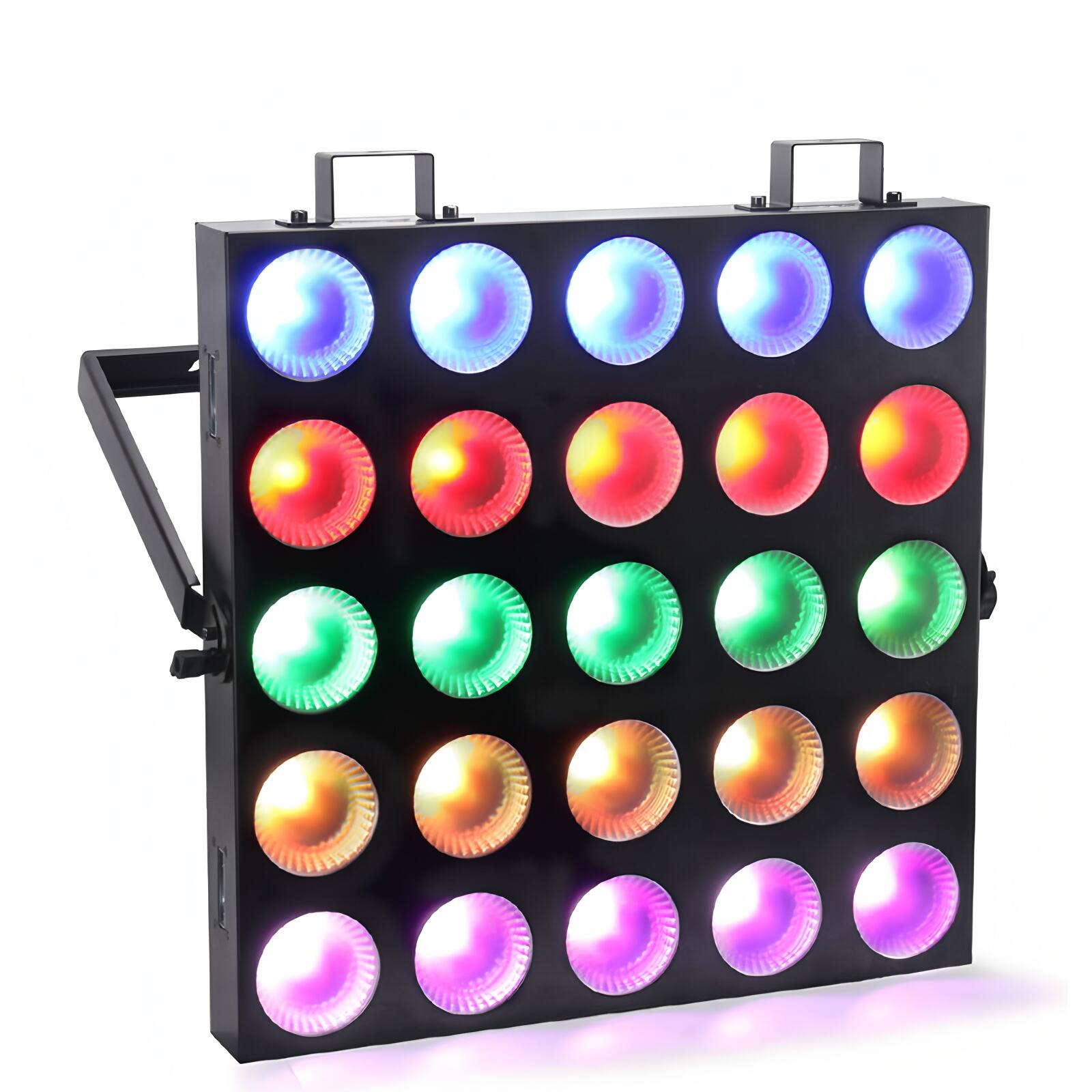 25x10W RGBW LED Matrix Blinder Light - DMX Control, Pixel Mapping - Perfect for Stage, Concert, Event, Architectural Lighting