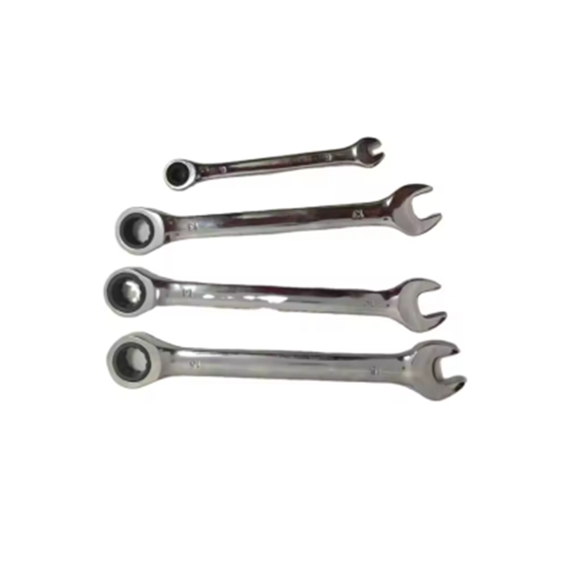 8-19mm 7pc Ratcheting Box Wrench Set 72T Double-Ended Open/Box Gear Tool with Slim Profile 8-19mm Wrench Set