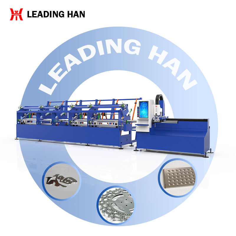 Pulling laser tube cutting machine