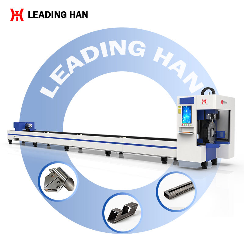Two-chuck laser tube cutting machine