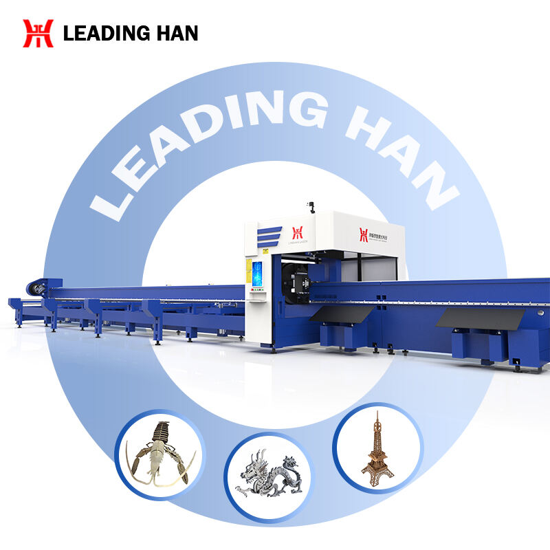 Three-chuck laser tube cutting machine