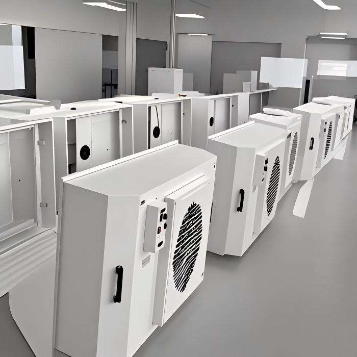 product new modular group control ffu cleanroom laminar flow hood hepa fan filter unit core component motor clean room panel filter926-11
