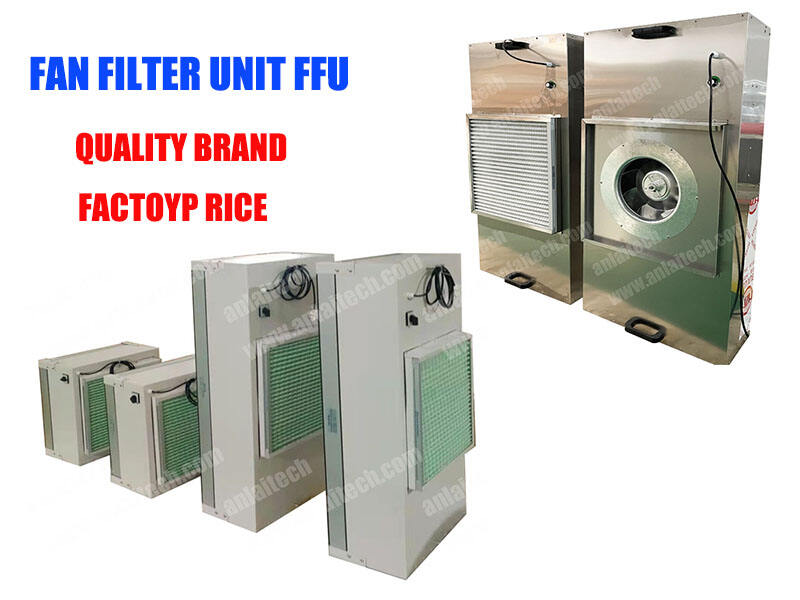 CE Cetified CLEANROOM HEPA CEILING Fan filter Unit with group Controller