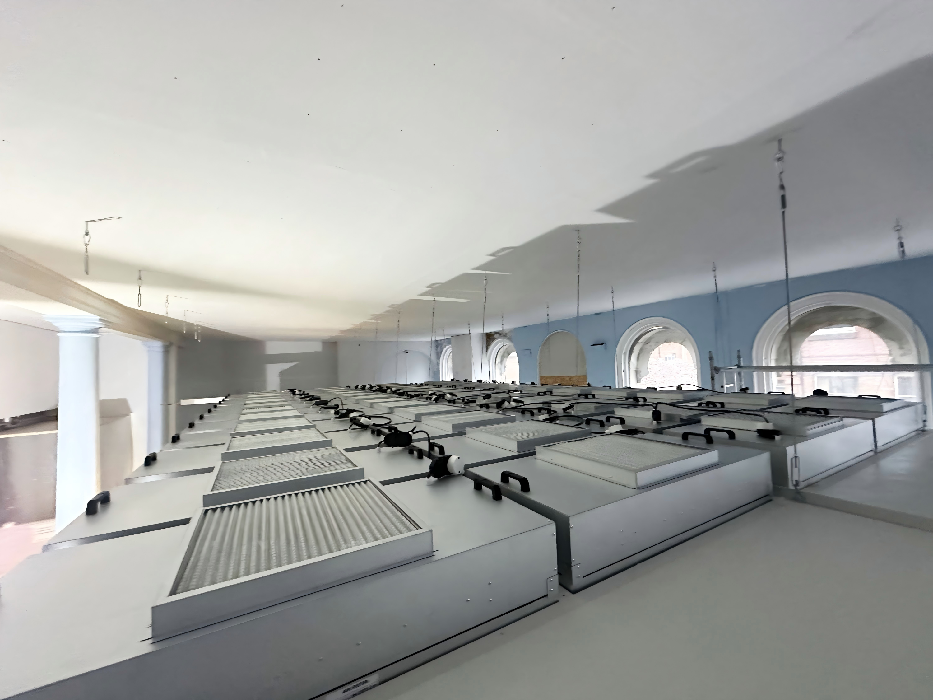 product new modular group control ffu cleanroom laminar flow hood hepa fan filter unit core component motor clean room panel filter926-0