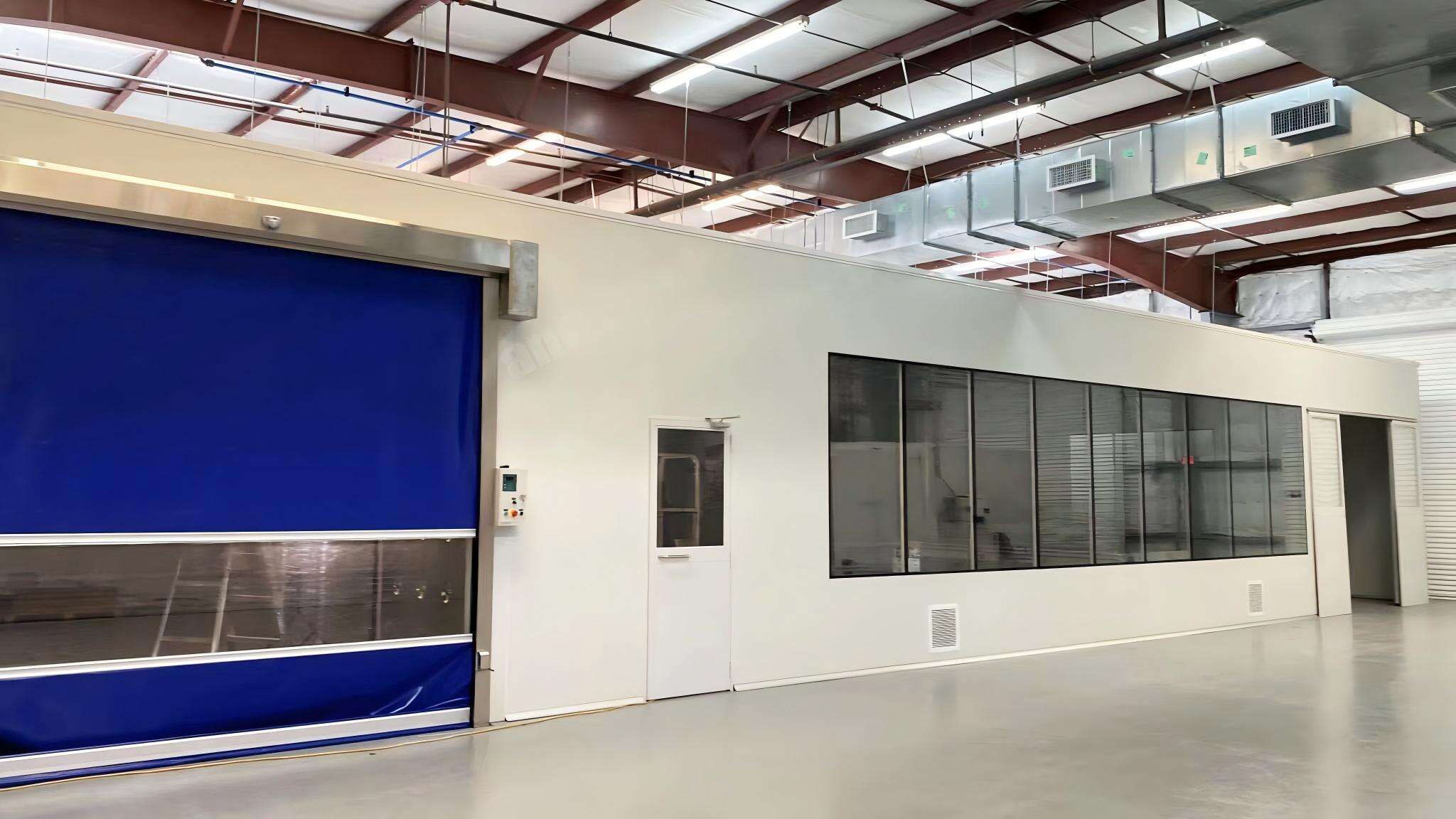 product laboratory modular hard wall iso 7 cleanroom assembly portable clean room booth-5