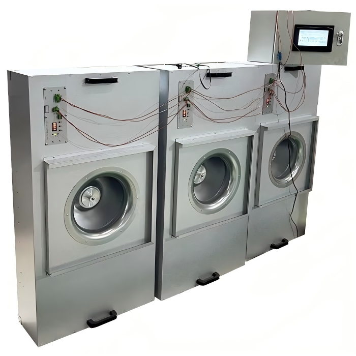 New Modular Group Control FFU Cleanroom Laminar Flow Hood HEPA Fan Filter Unit Core Component Motor Clean Room Panel Filter manufacture