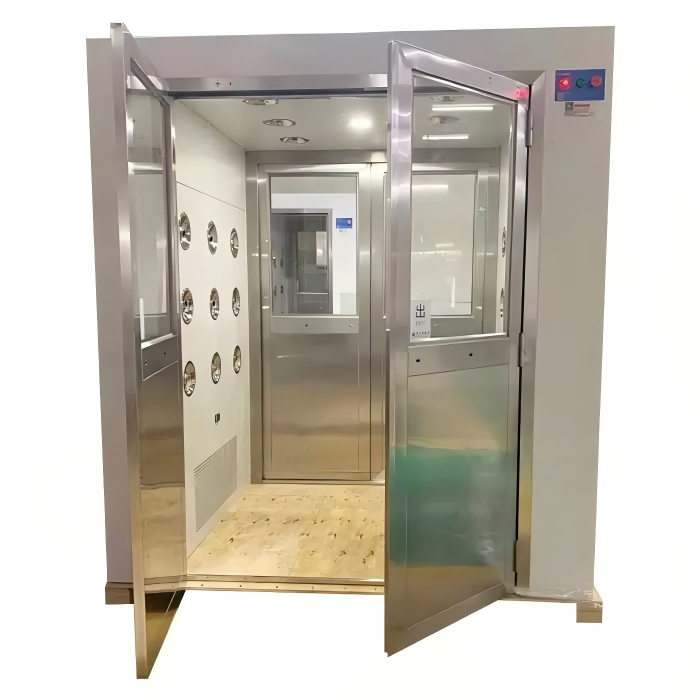 Rentatge d’aire industrial lliure de pols amb porta doble batent