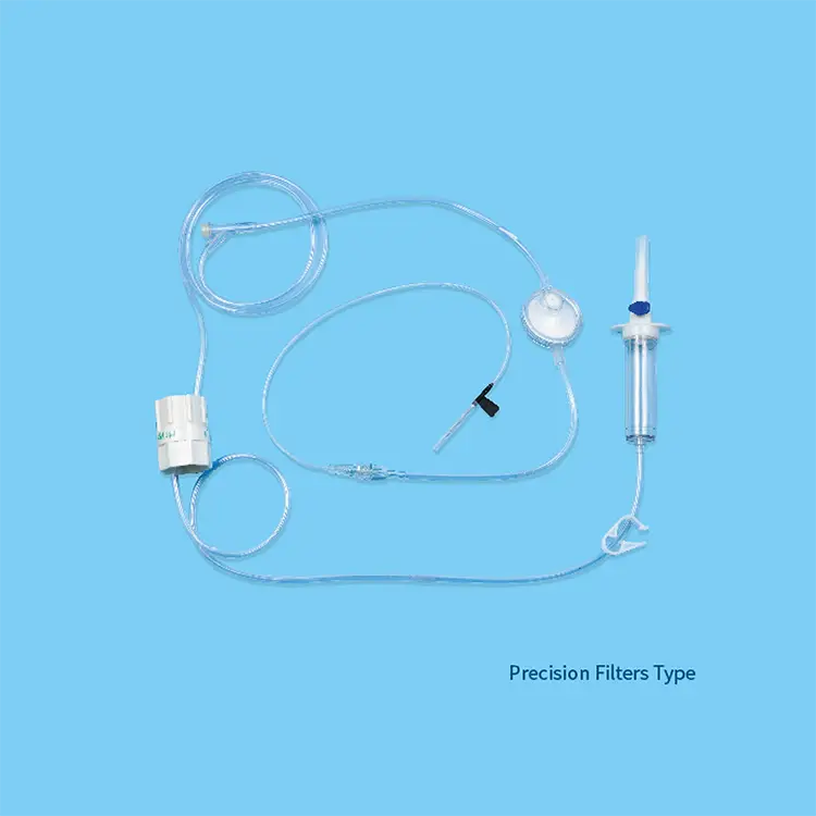 Flow Rate-setting and Adjustable Infusion Set for Single Use