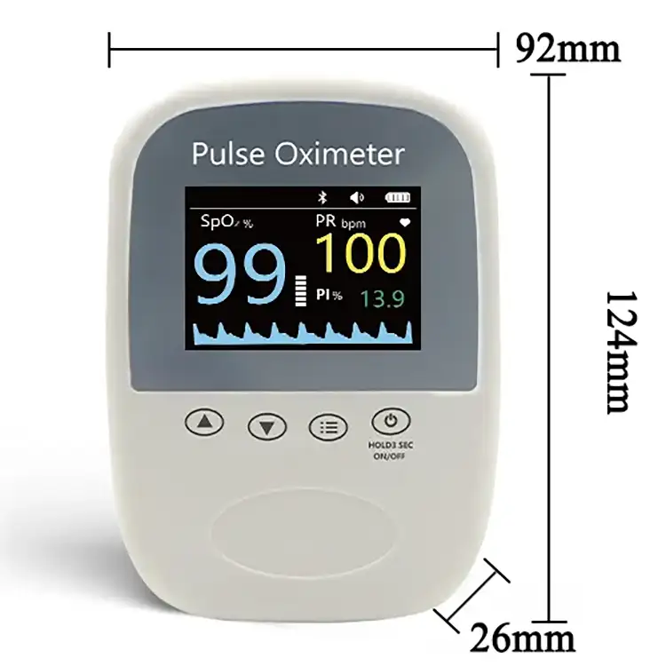 No. 5 Alkaline Batteries Handheld Pulse Oximeter