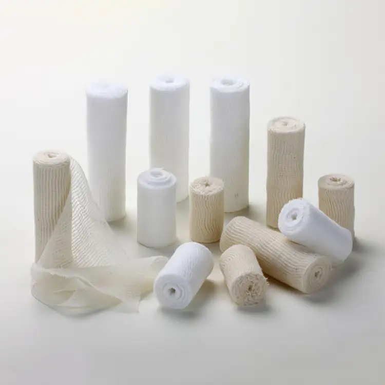 Gauze Bandage With Woven Sides