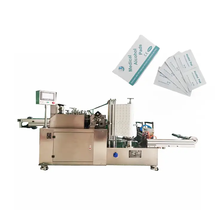 Máquina automática de embalaje para compresas de alcohol