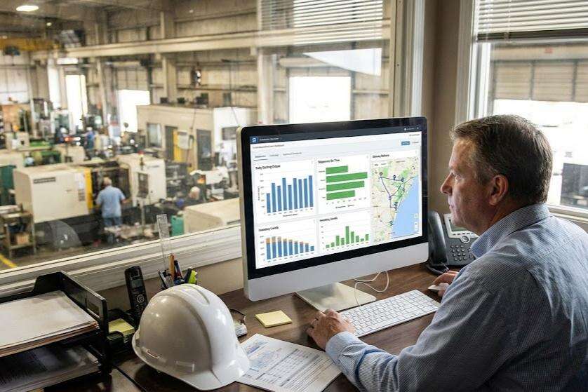 Real-time production tracking and delivery transparency for die casting manufacturer