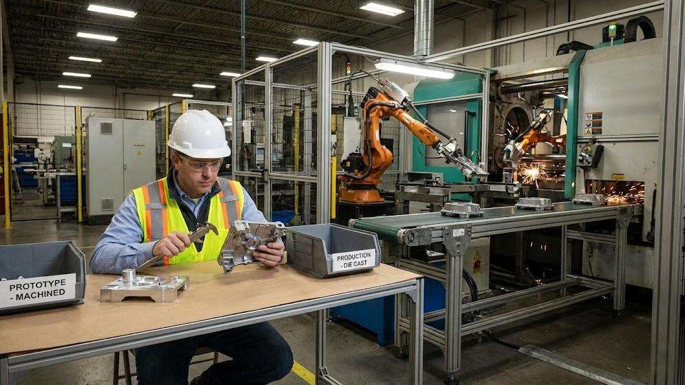 Aluminum casting supplier transitioning from rapid prototyping to stable high-volume production