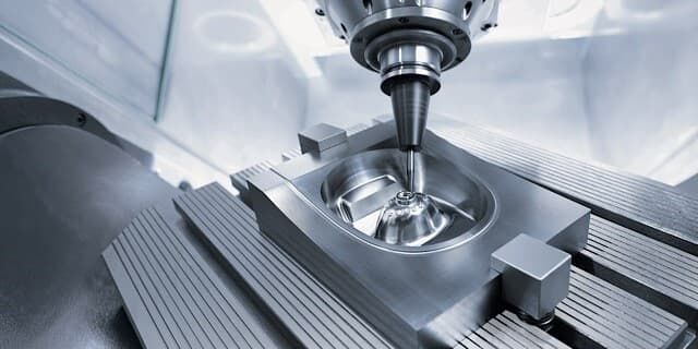 CNC machining of hardened steel mould for precision die casting